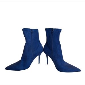 Aldo Cobalt Blue Suede Boots